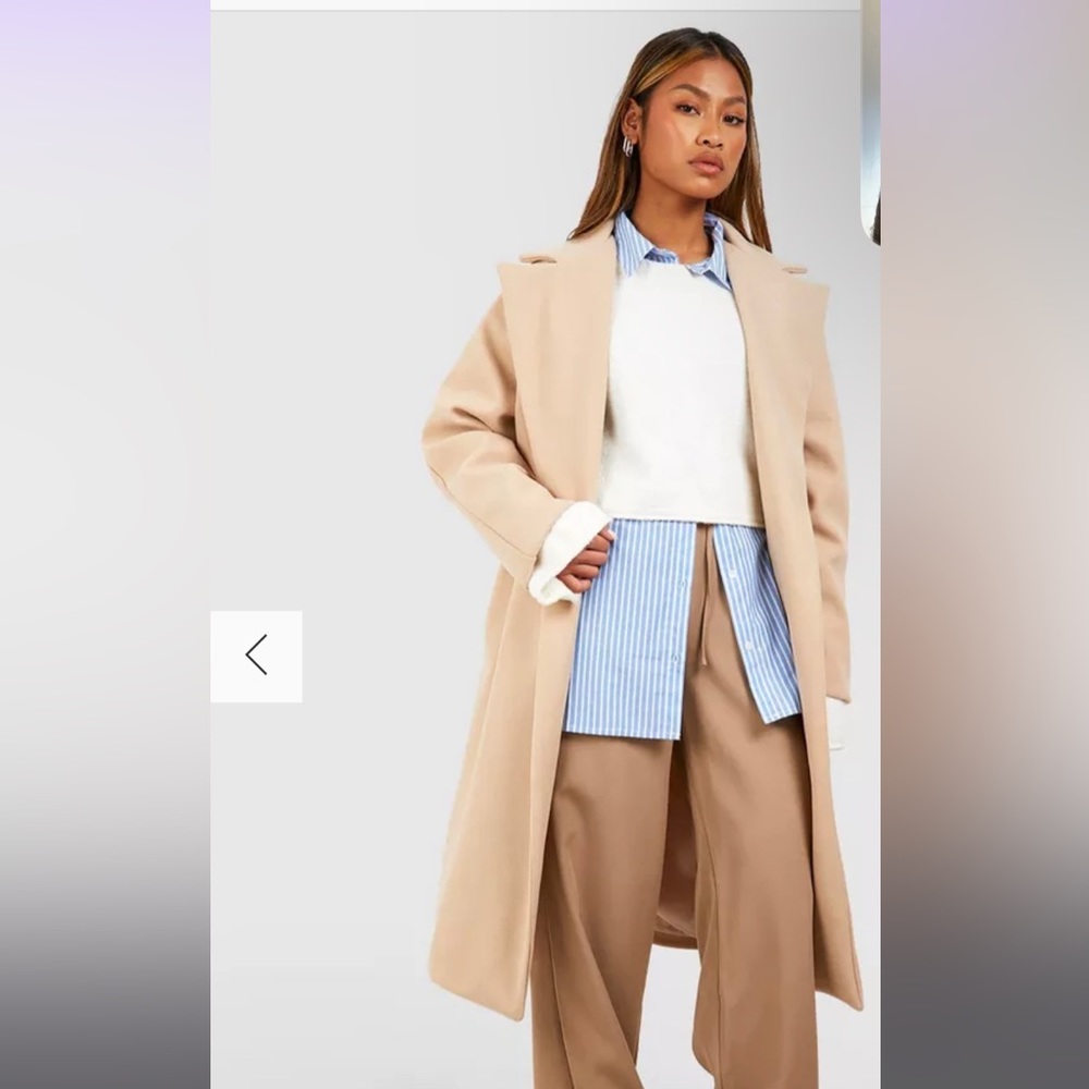 Large oversized boyfriends coat used once while pregnant big